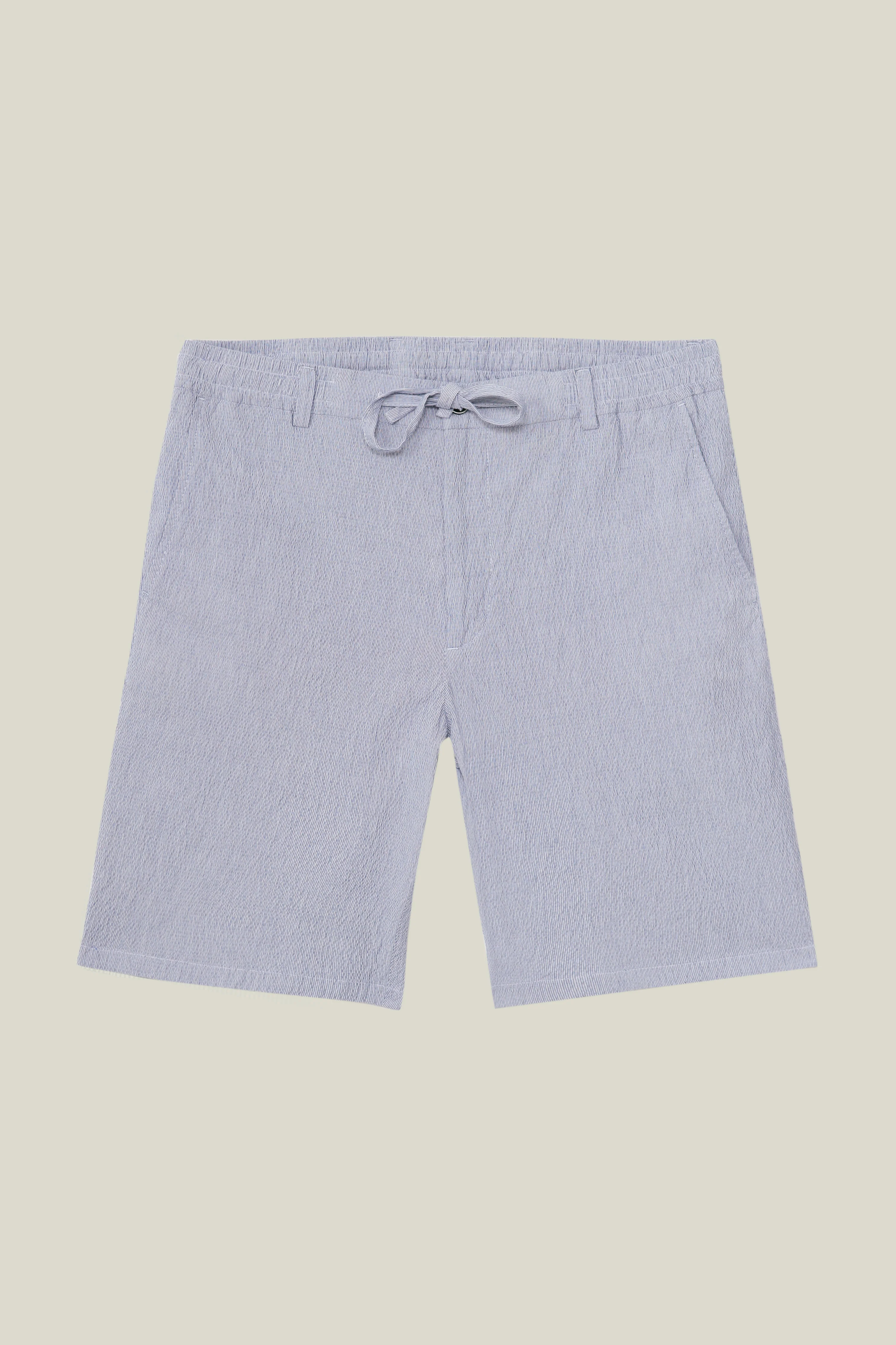 Bermuda Seersucker Bleu - Image 8