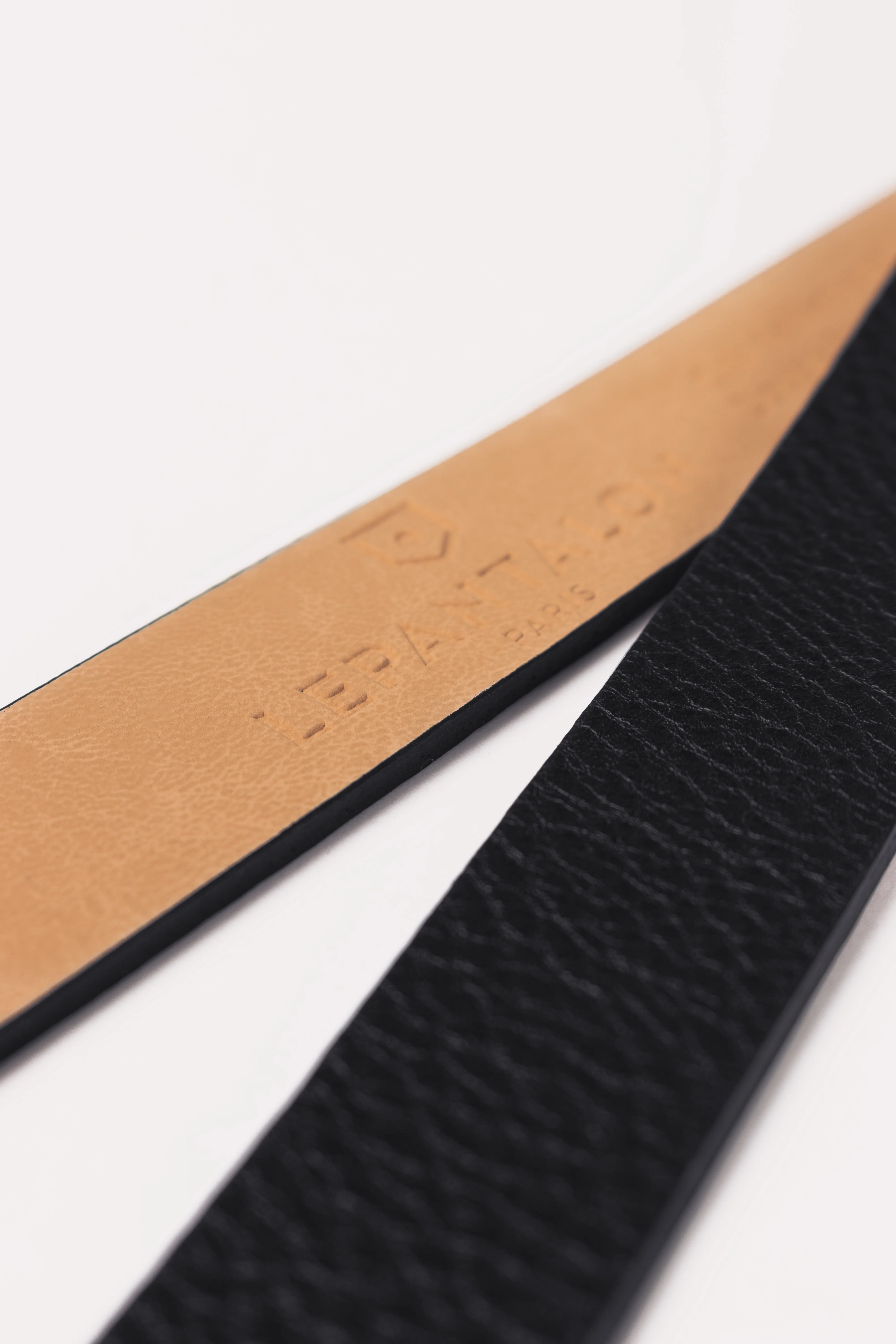 Ceinture en cuir bleu nuit - Image 3