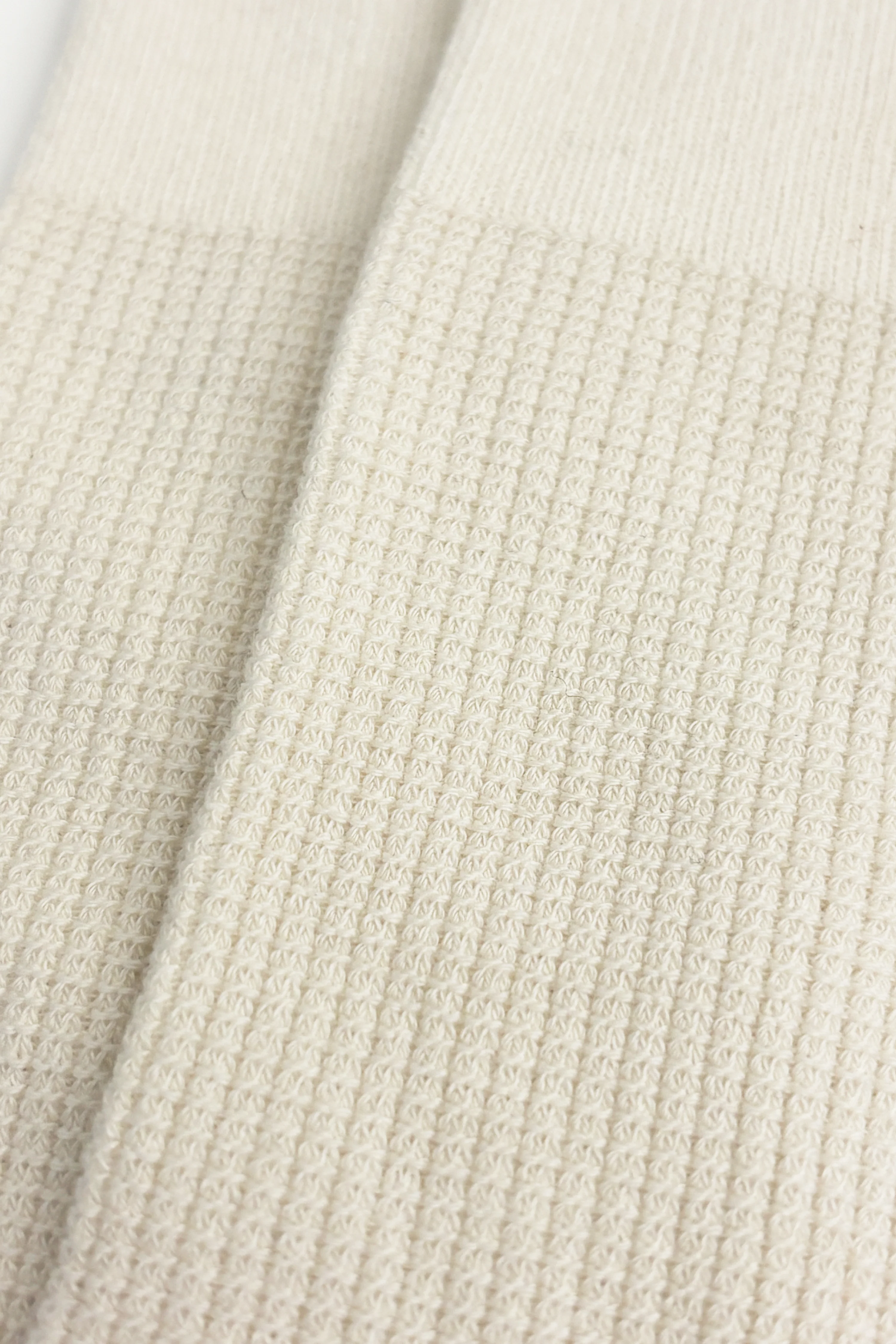 Chaussettes Texturées Off White - Image 2