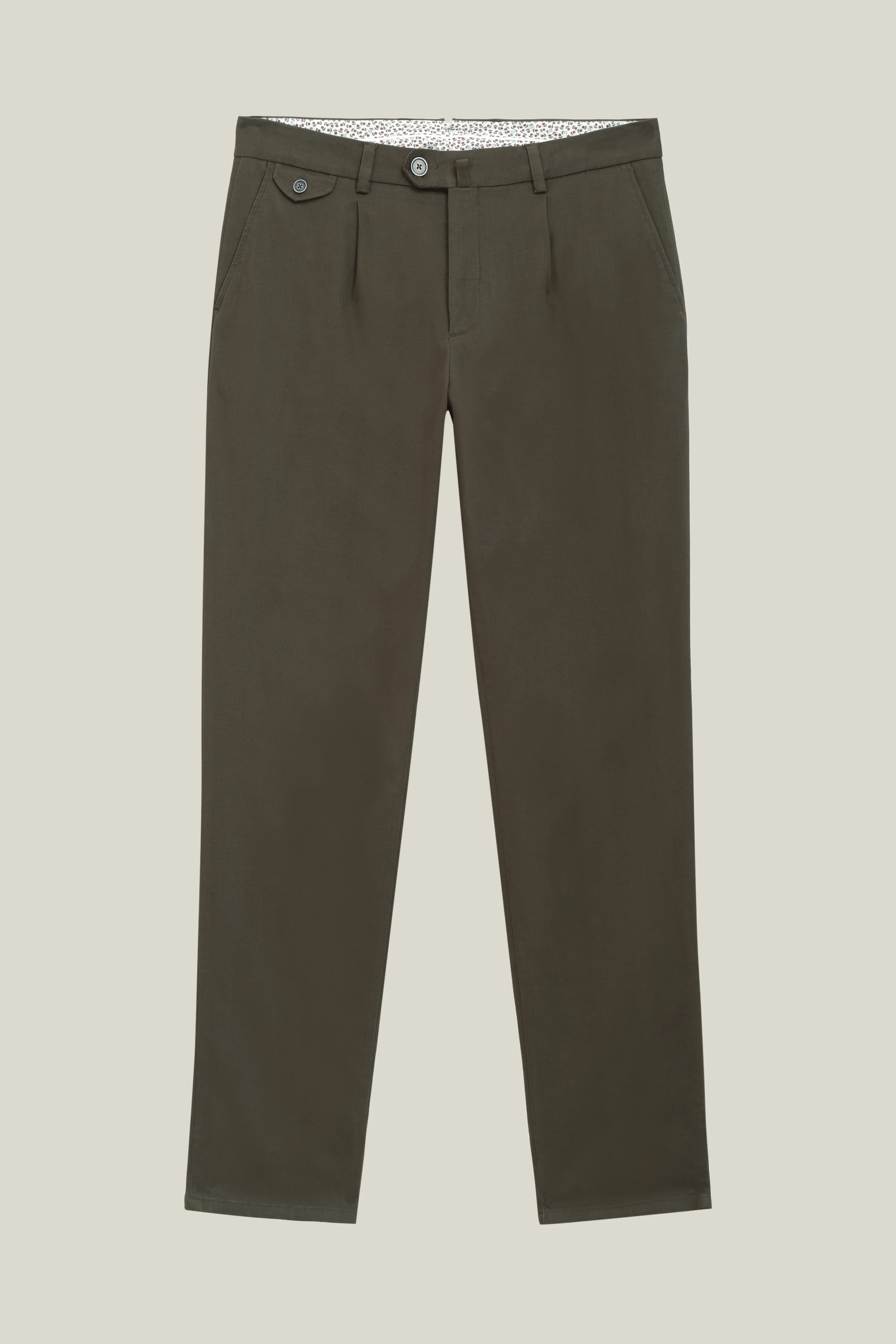 Chino à pinces kaki - Image 8