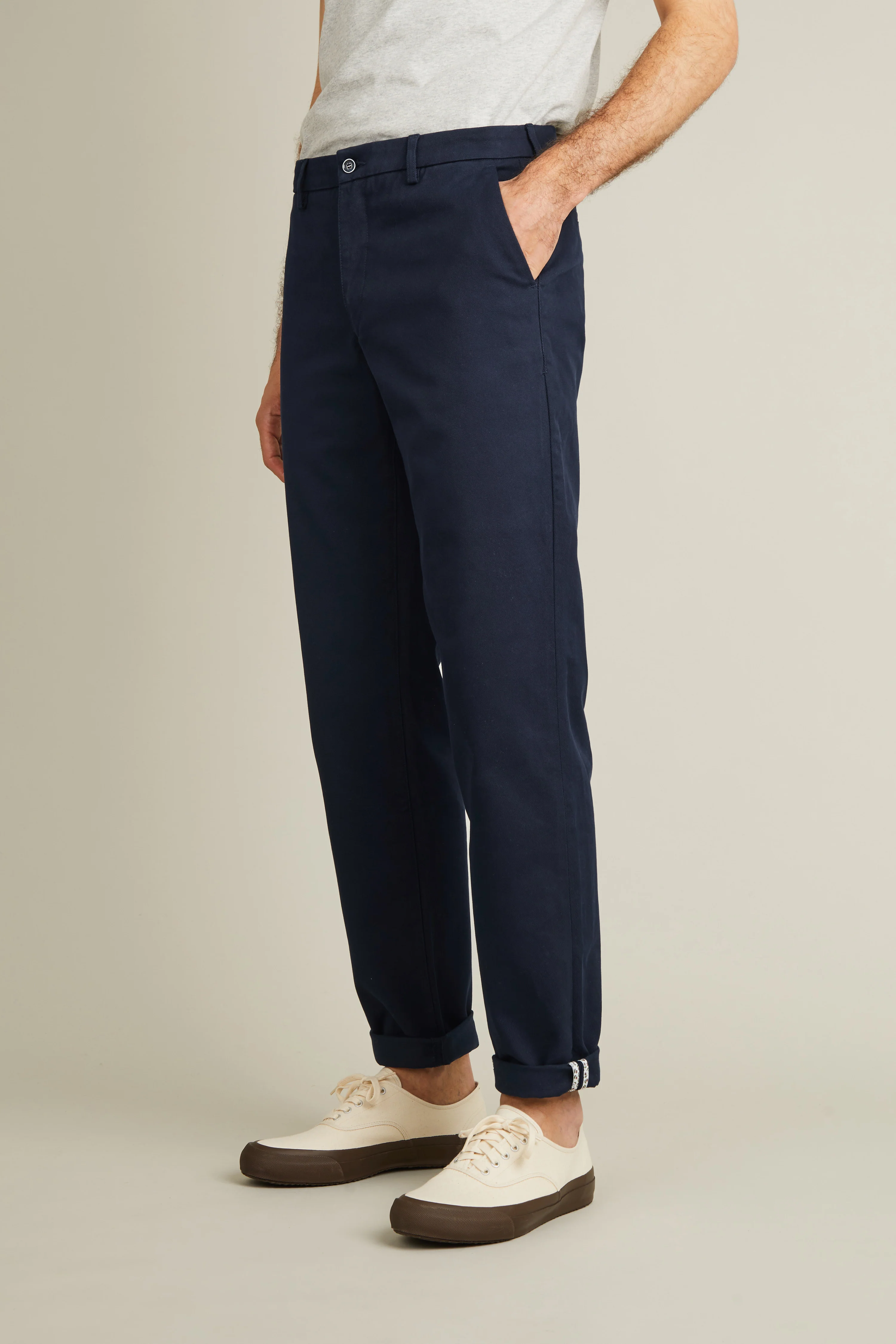 Chino droit bleu marine - Image 4