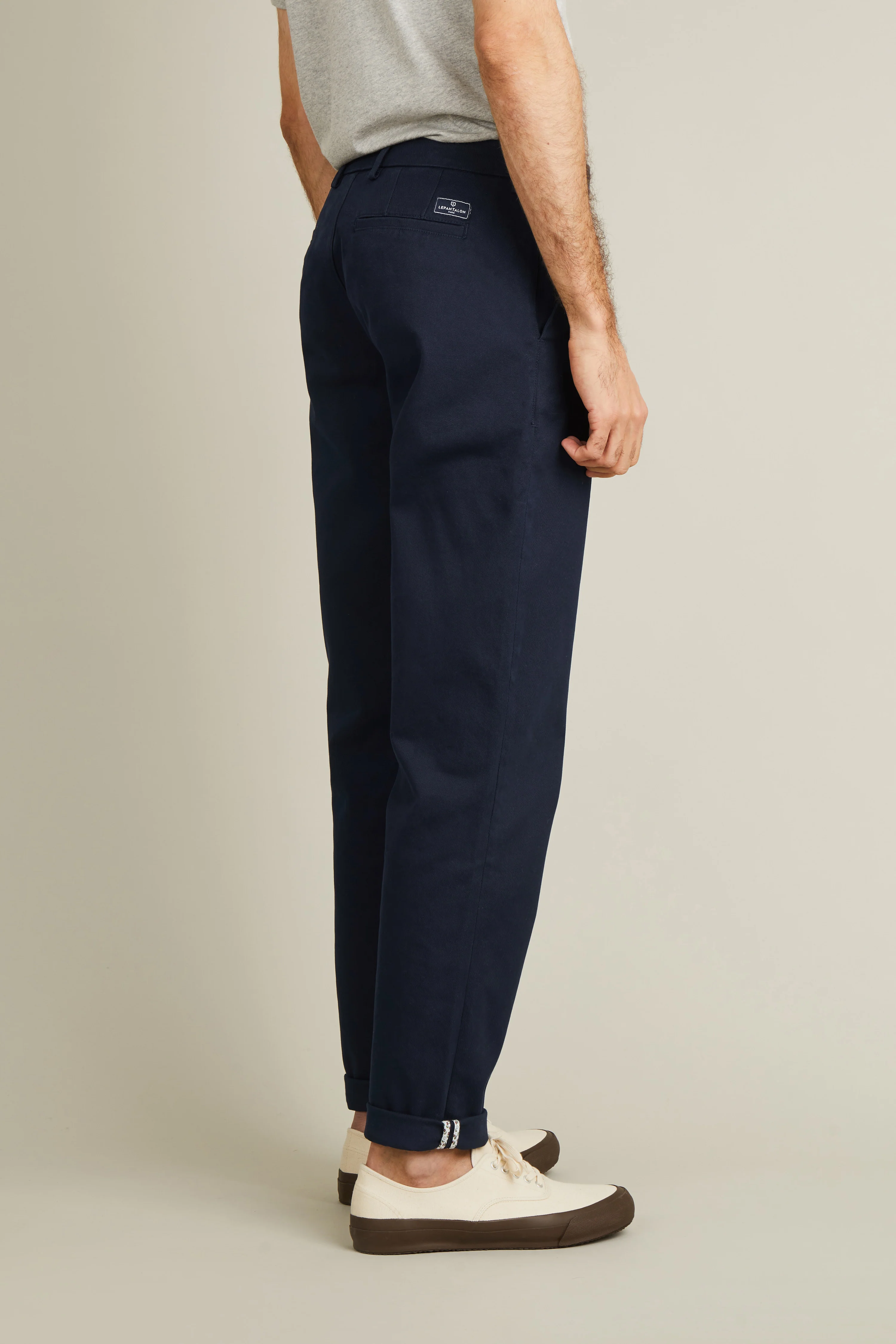Chino droit bleu marine - Image 5