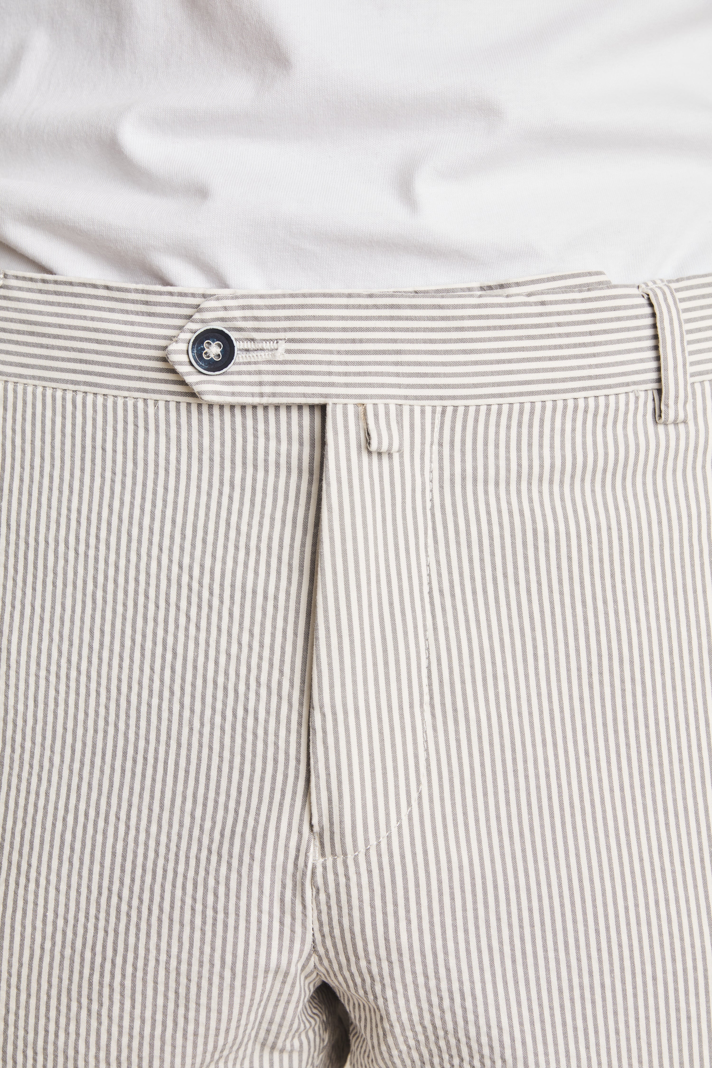 Chino seersucker à rayures grises - Image 3