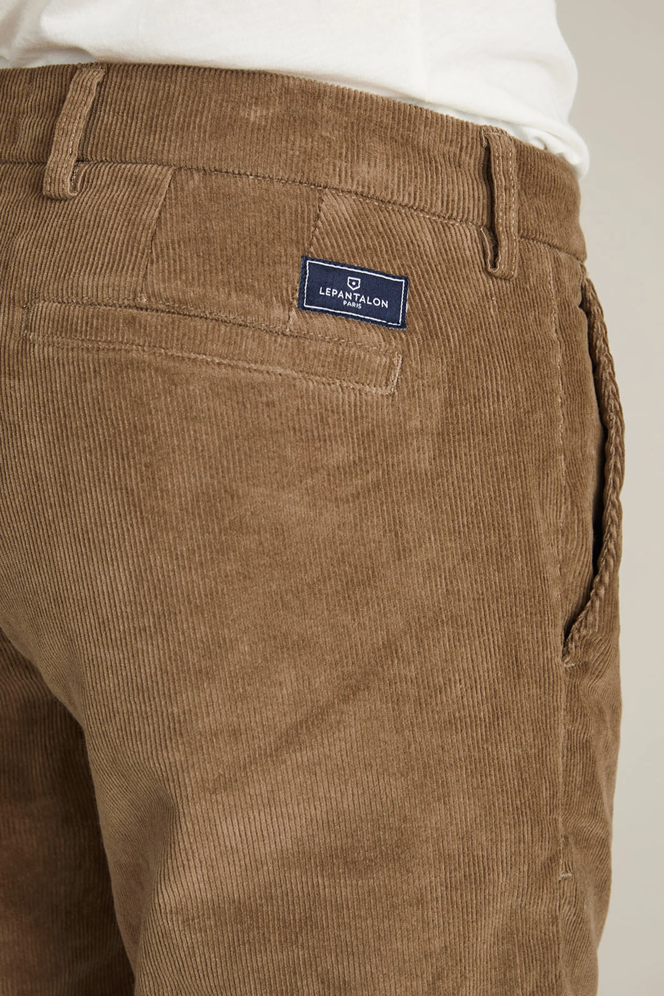 Chino velours tabac - Image 4