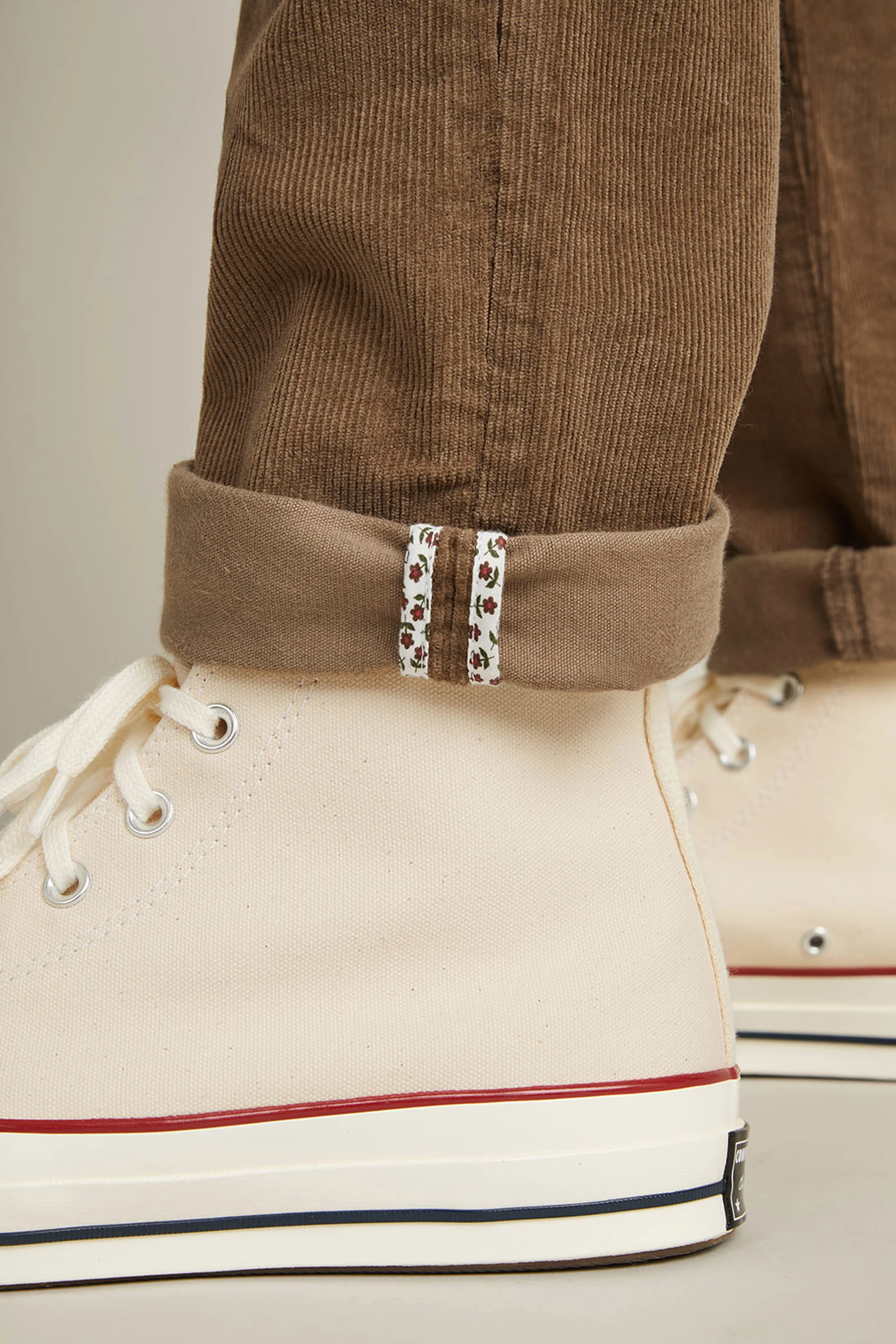 Chino velours tabac - Image 7