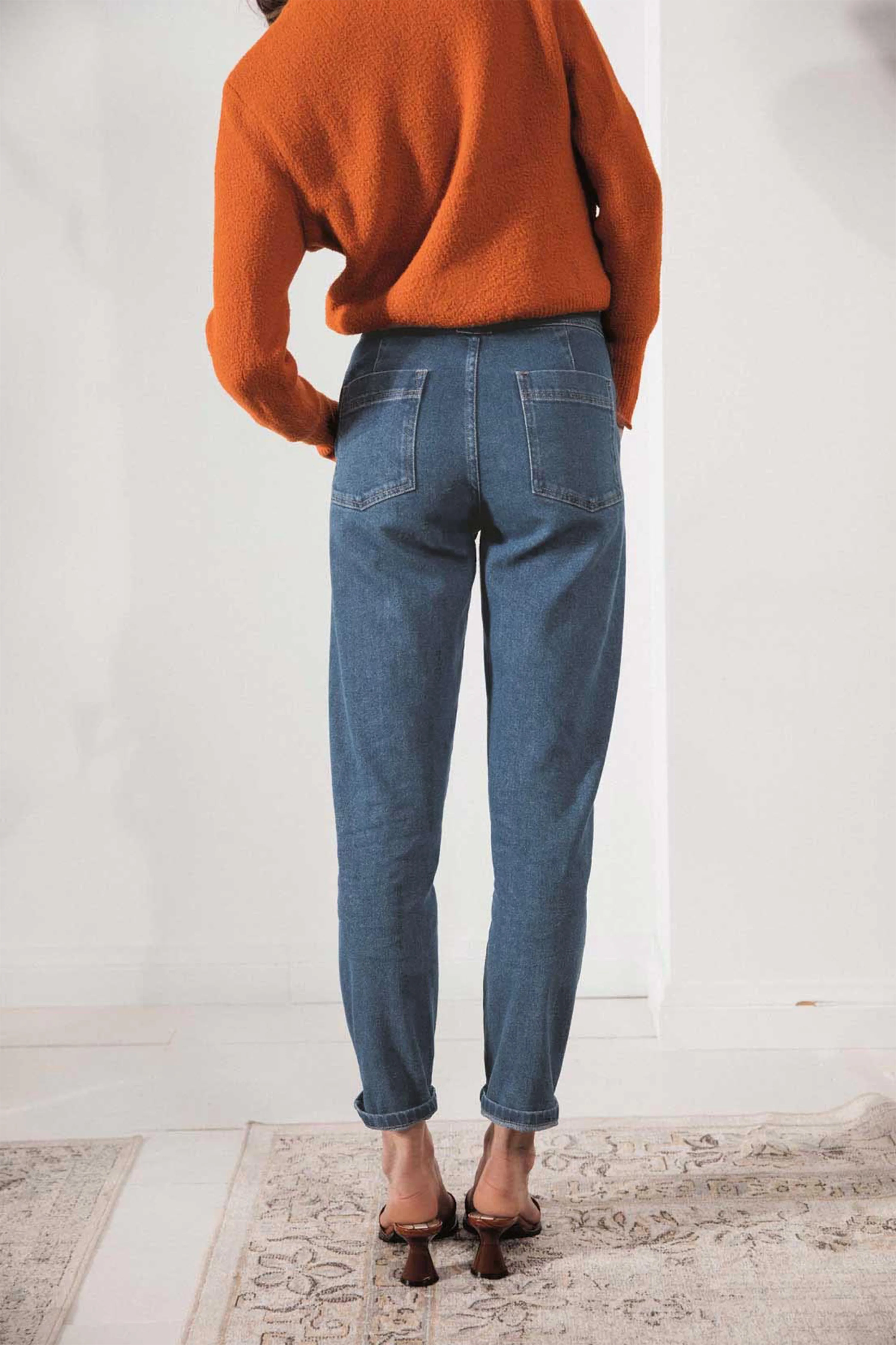 Jean carotte bleu - Image 4