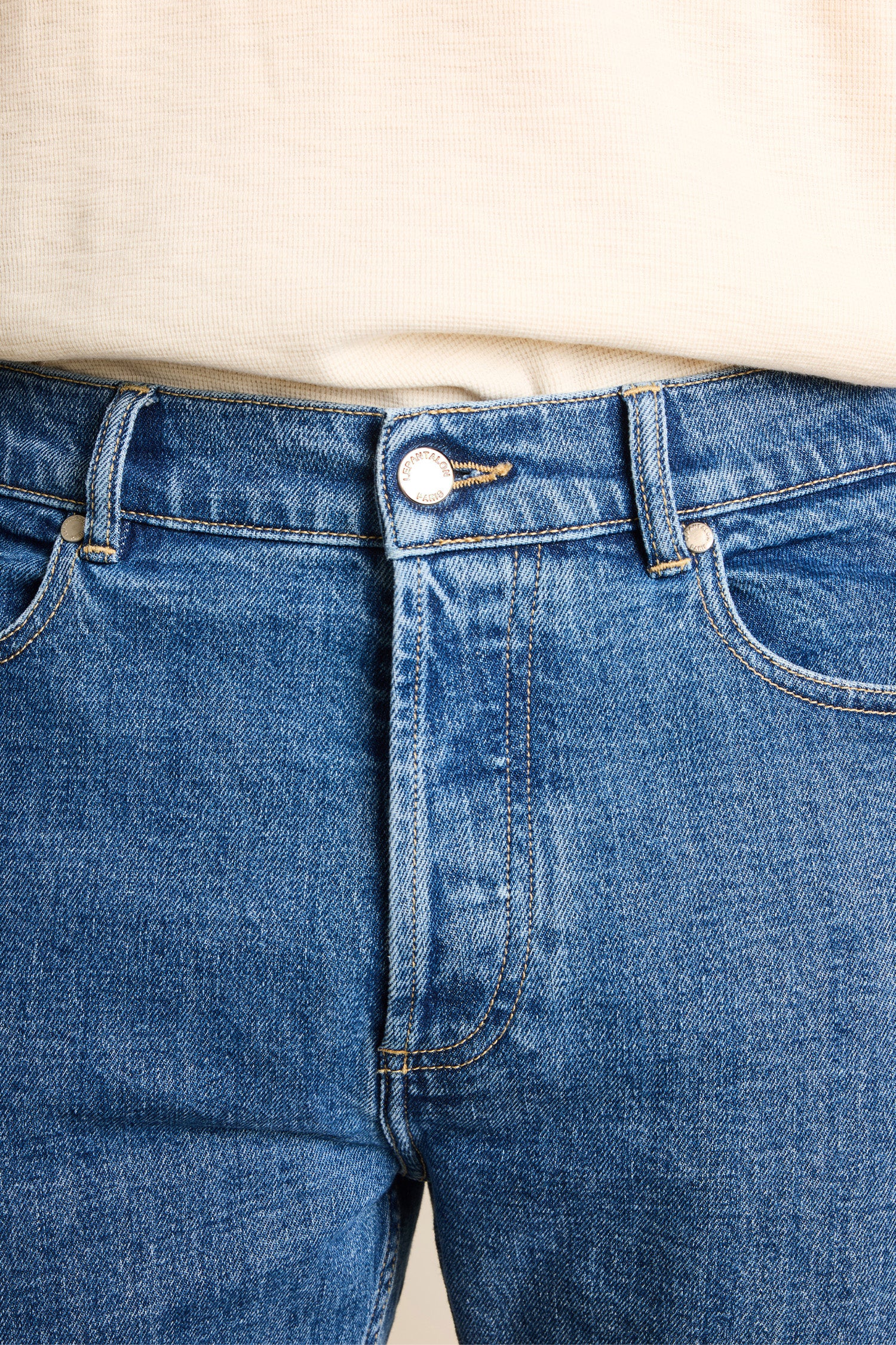 Jean classique bleu vintage - Image 3