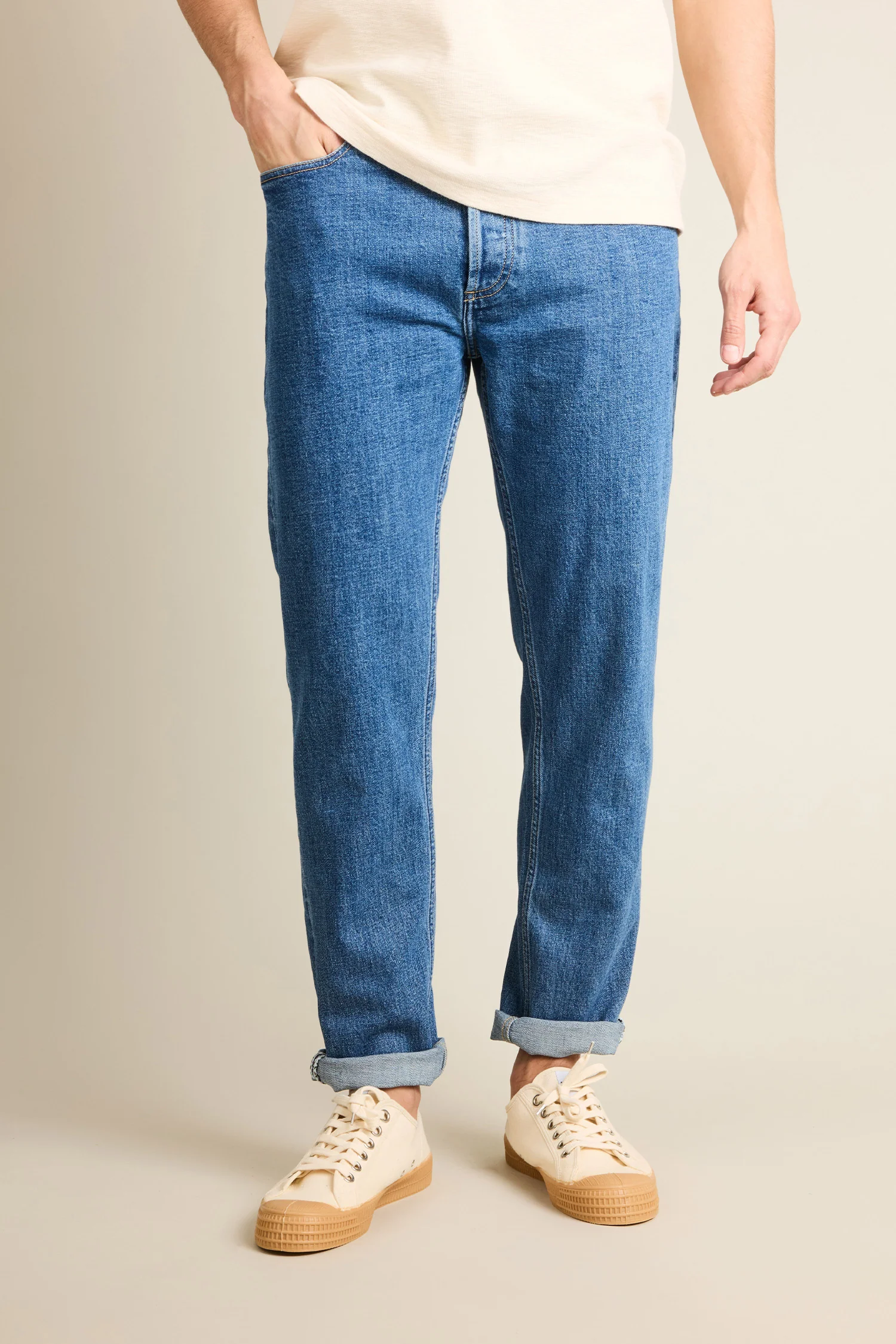 Jean classique bleu vintage - Image 7