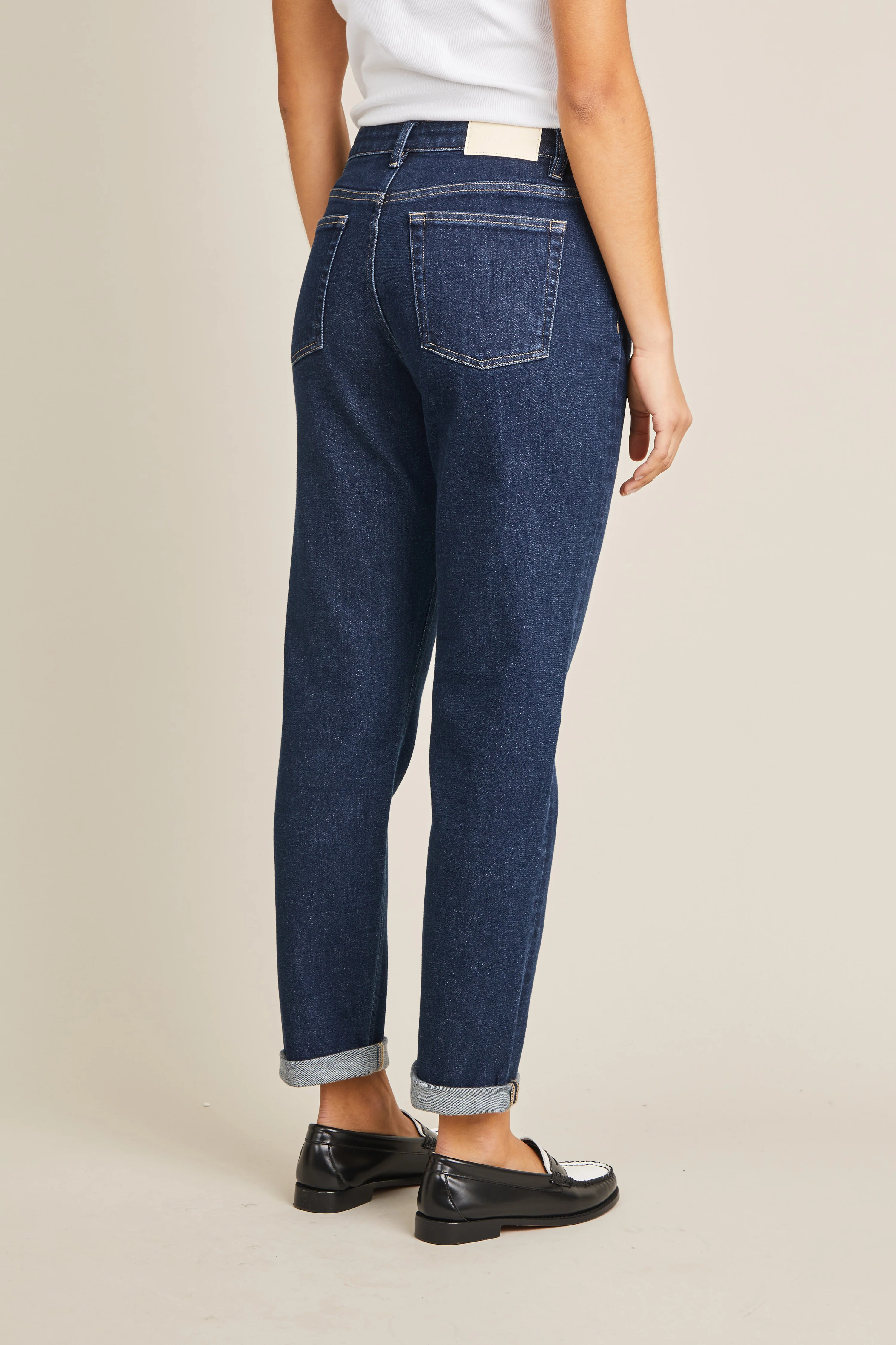 Jean girlfriend bleu - Image 4