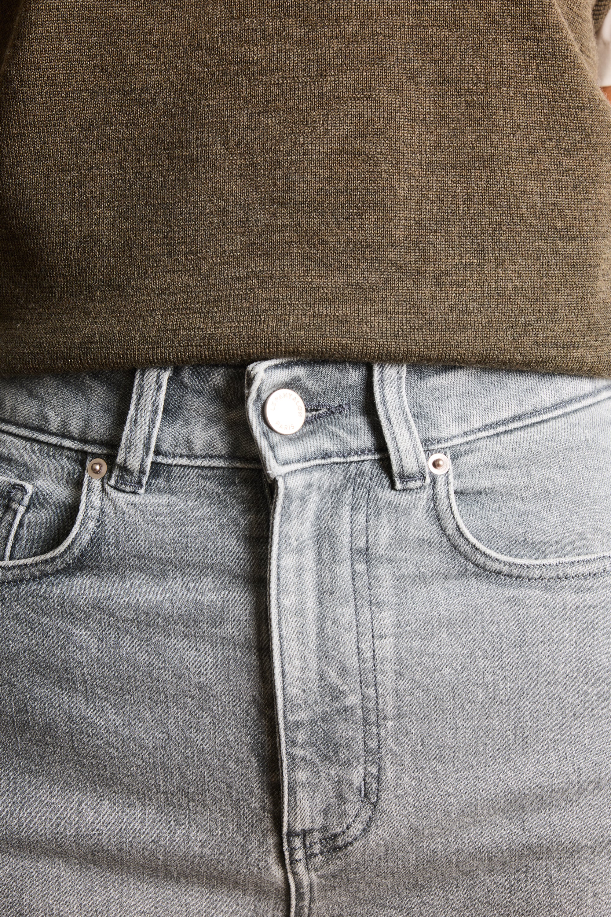 Jean wideleg gris - Image 6