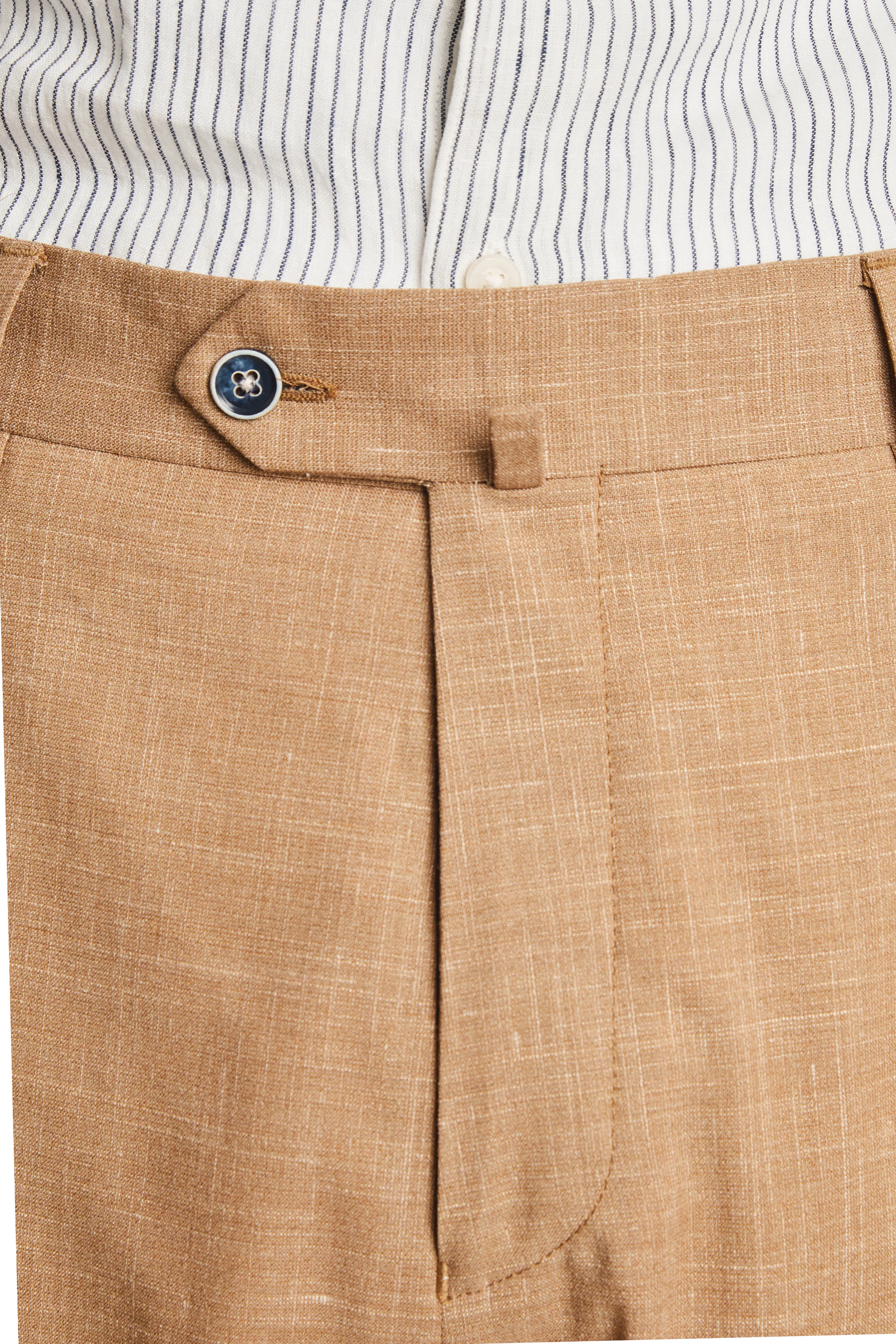 Pantalon à pinces léger brun - Image 6