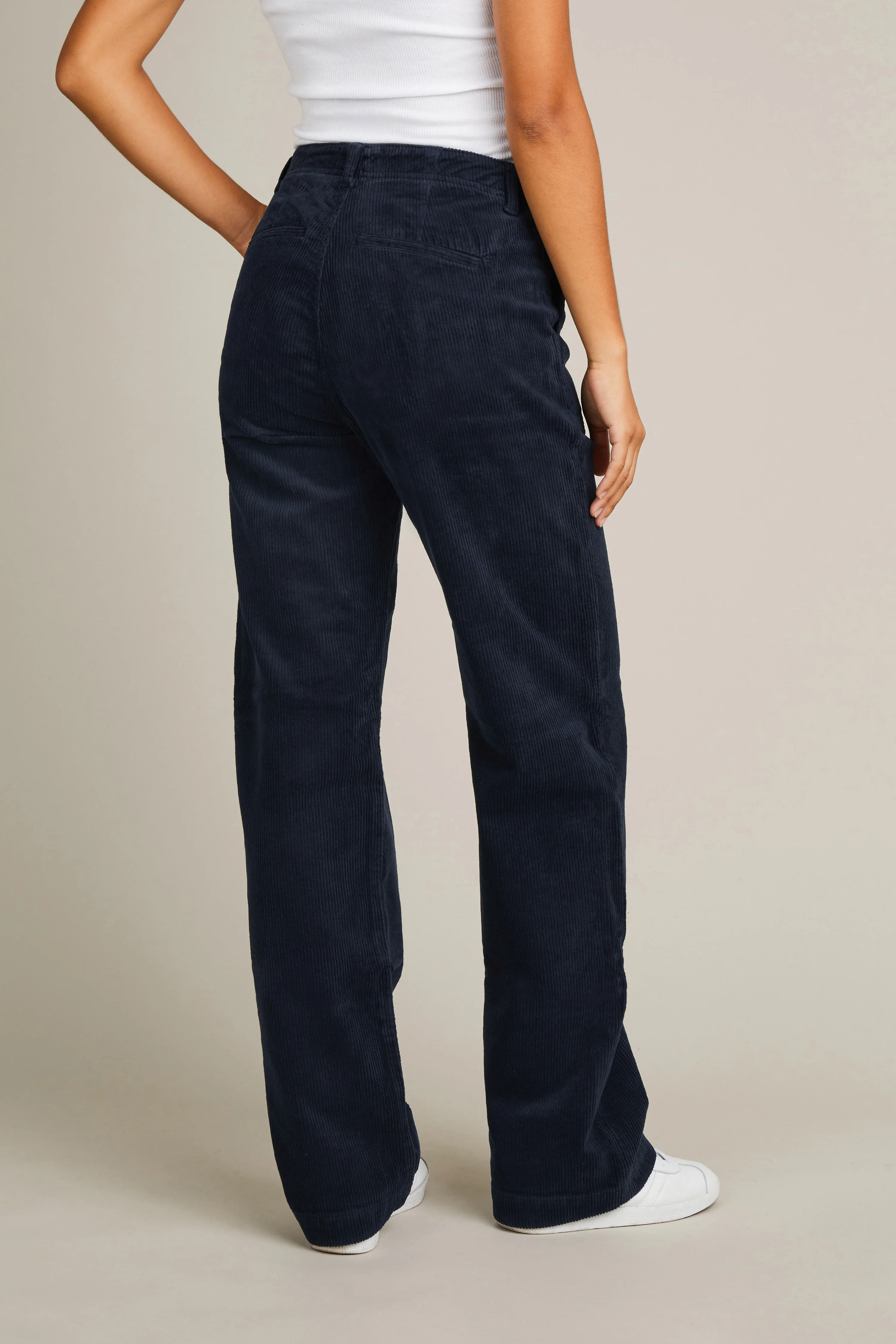 Pantalon carpenter velours bleu marine - Image 4