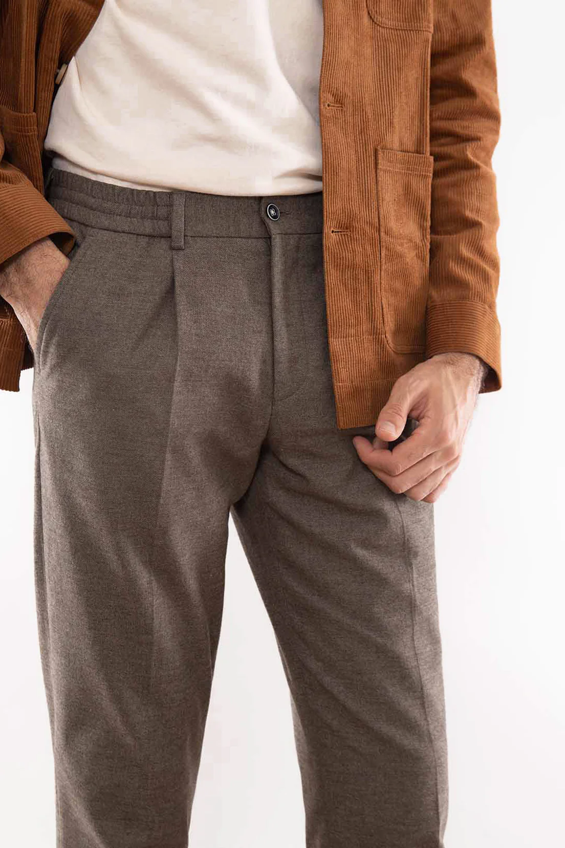 Pantalon Chaud Beige - Image 2