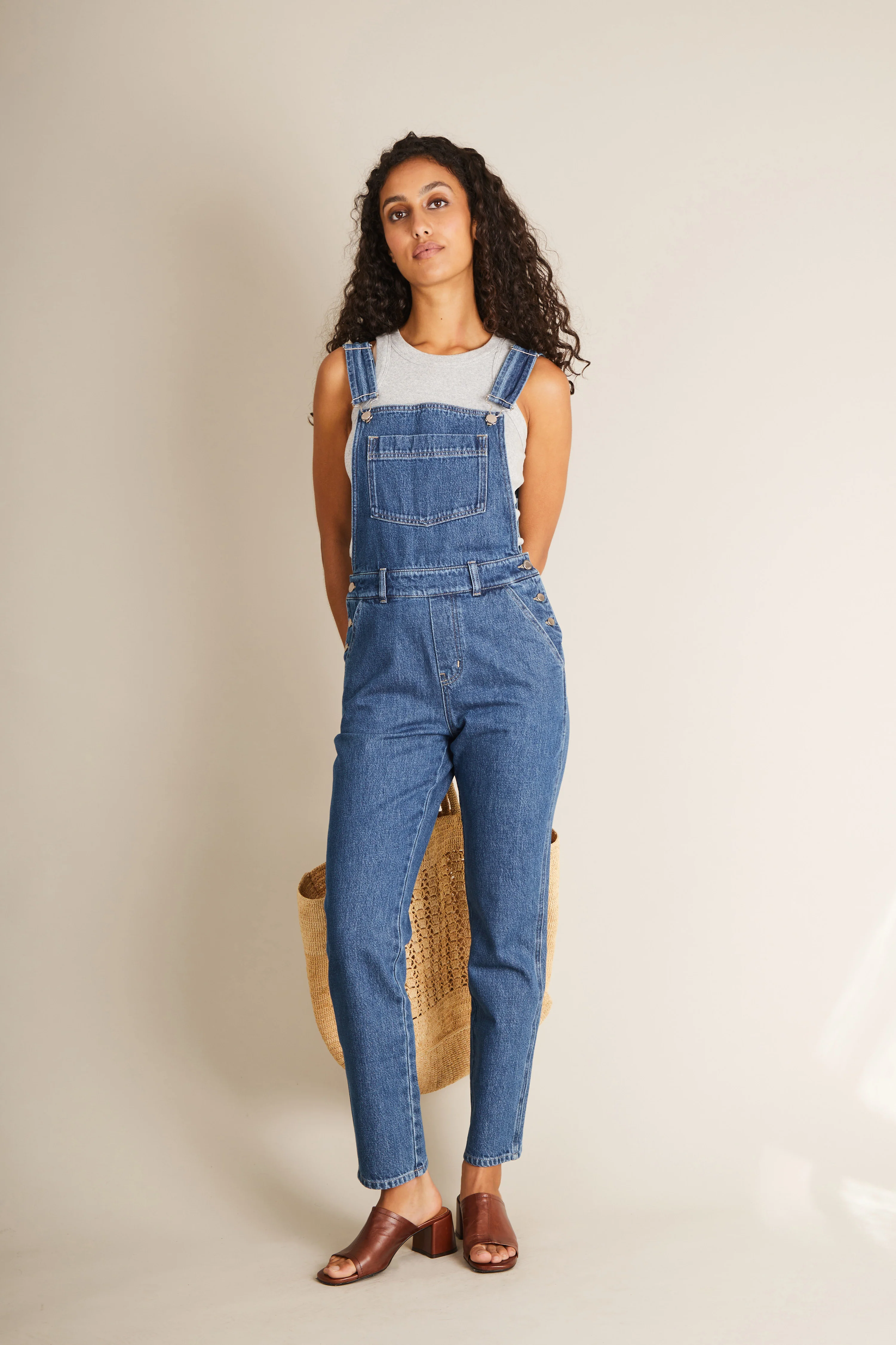 Salopette bleue