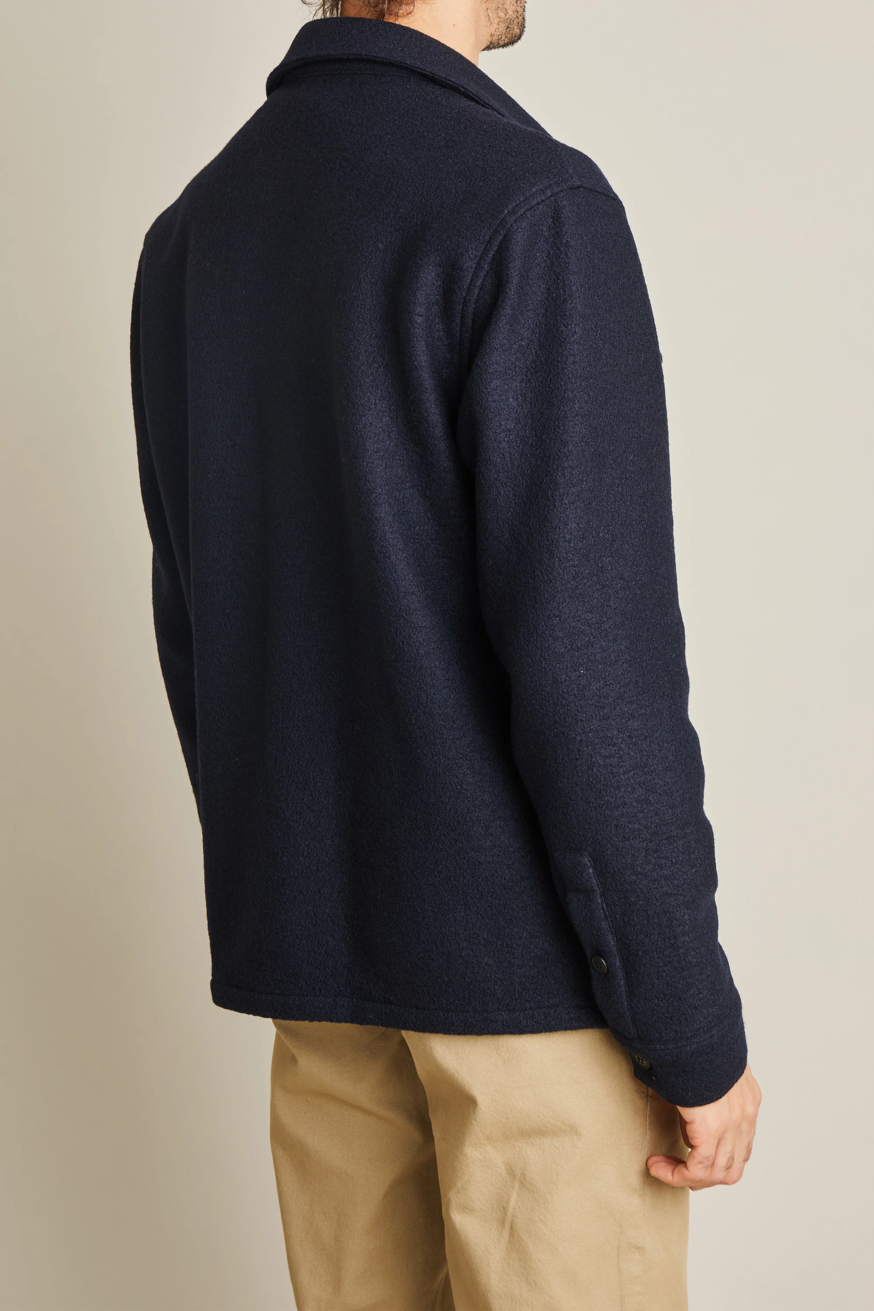 Surchemise Laine bleu marine - Image 5