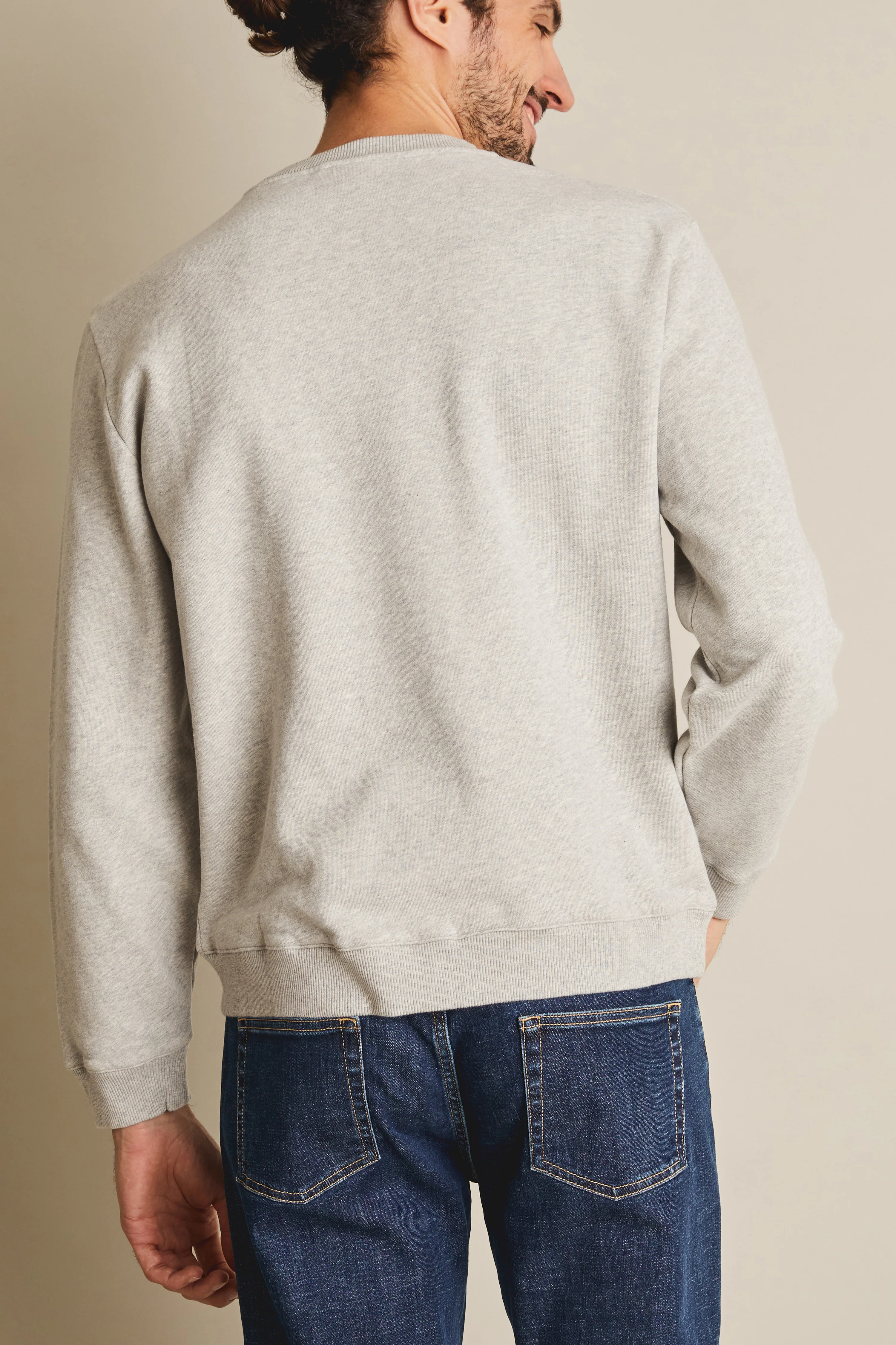 Sweat gris chiné - Image 6